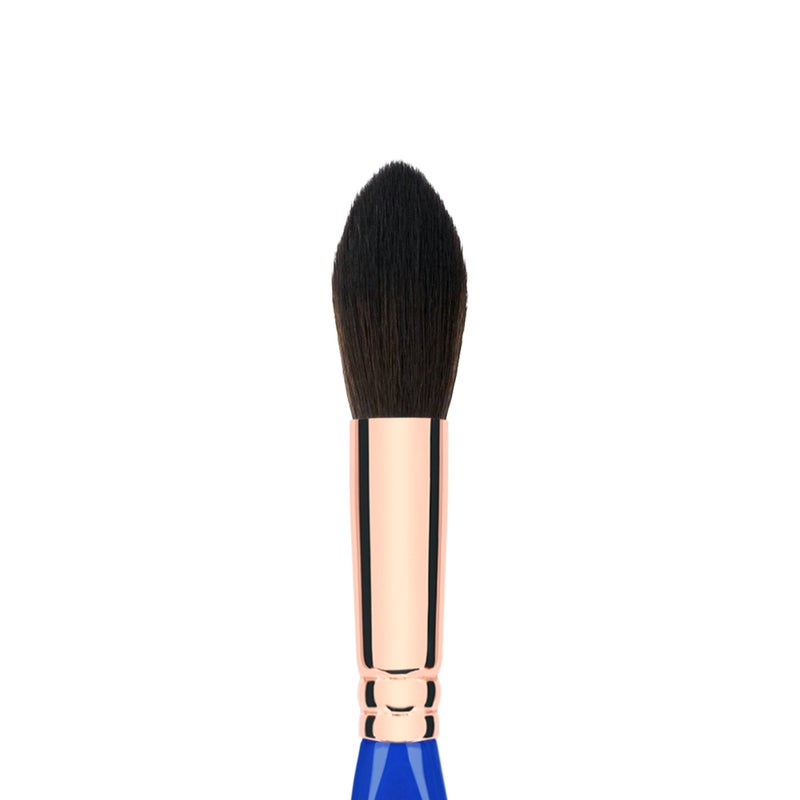 Bdellium Tools Professional Makeup Brush - Golden Triangle 944 Tapered Contour - With All Vegan and Soft Synthetic Fibers, For Adding Dimension (Blue, 1pc) - Image 2